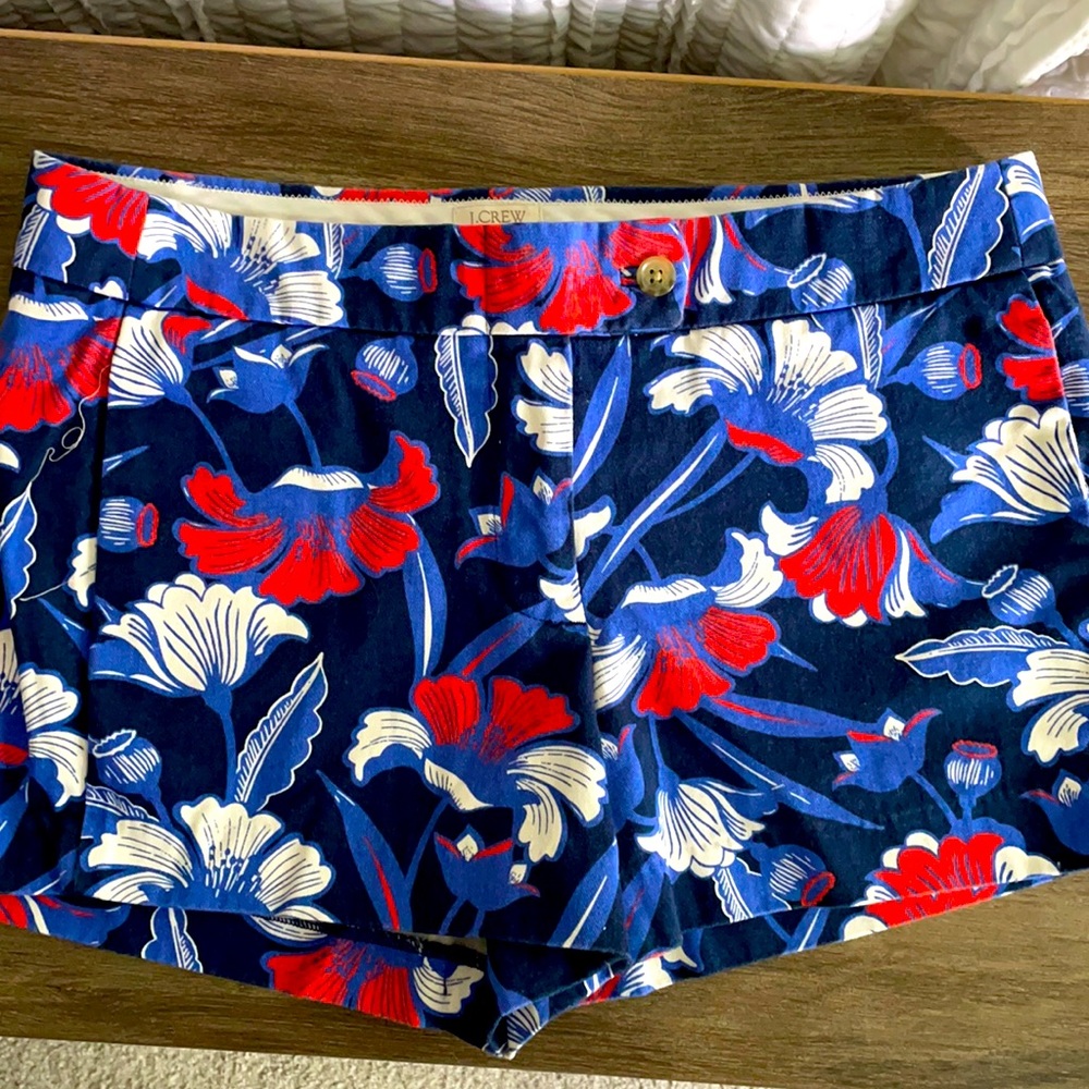 J. Crew factory printed shorts size 4
